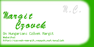 margit czovek business card